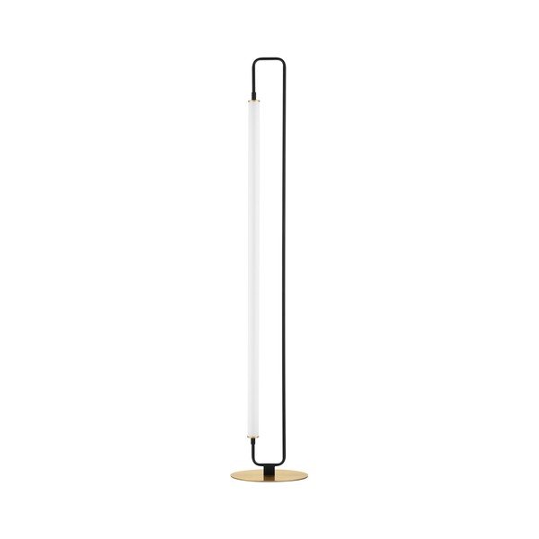 Biela/matne čierna kovová LED stojacia lampa (výška  150 cm) Wetro – Nova Luce