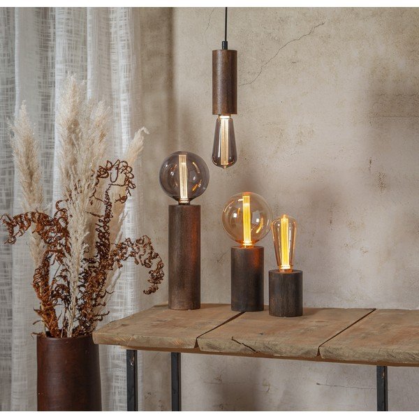 Tmavohnedé závesné svietidlo Tub – Star Trading-image-3