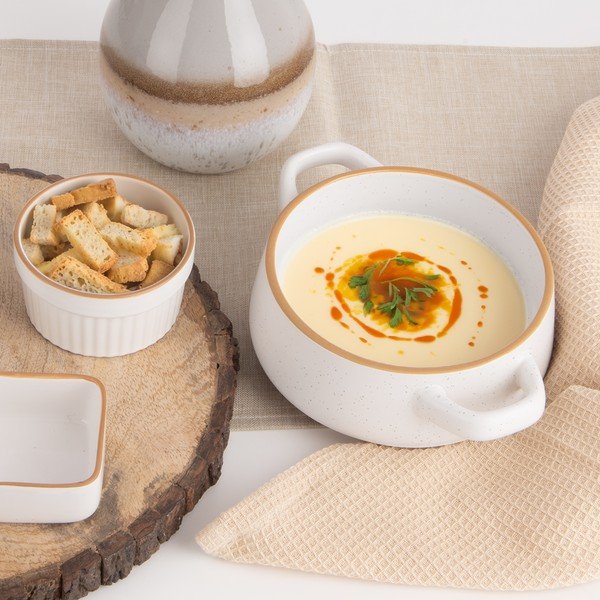 Krémové keramické misky v súprave 4 ks 850 ml Statek – Orion-image-1