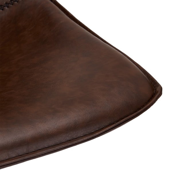 Sada 2 tmavohnedých barových stoličiek Furnhouse Isabel-image-1