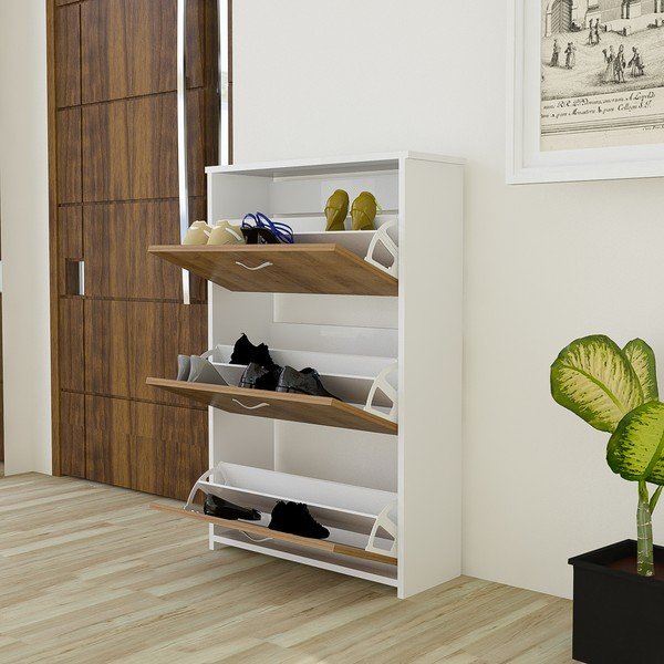 Trojdverová skrinka na topánky Triplex-image-1