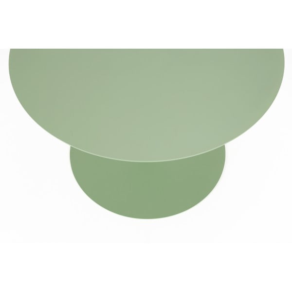 Šalviovozelený oceľový okrúhly konferenčný stolík ø 60 cm Snow – Zuiver-image-2