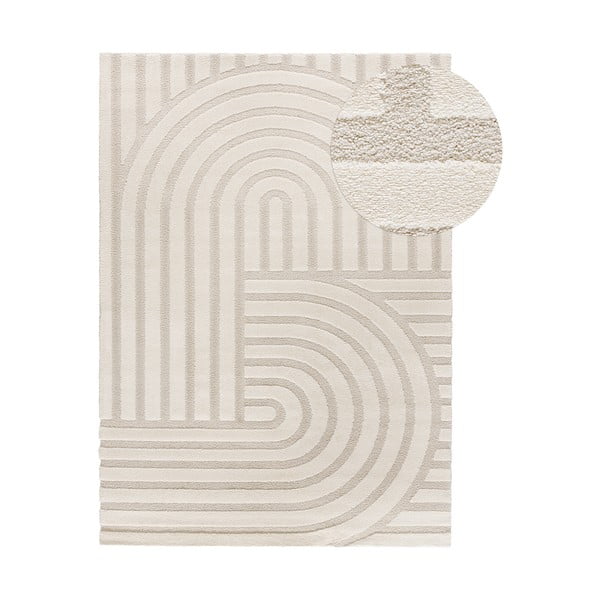 Krémovobiely koberec 120x170 cm Snowy – Universal