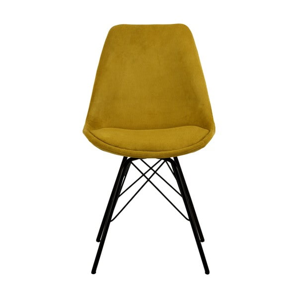 Žltá jedálenská stolička Eris - Actona-image-2