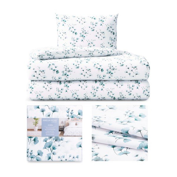 Bavlnené obliečky na jednolôžko AmeliaHome Averi Aruba, 135 x 200 cm-image-2