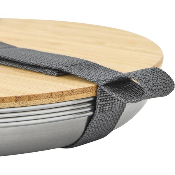 Antikoro taniere v súprave 4 ks v striebornej farbe ø 25,5 cm – Black + Blum-image-4