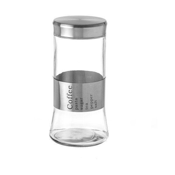 Sklenená dóza na kávu Unimasa Transparent, 1550 ml