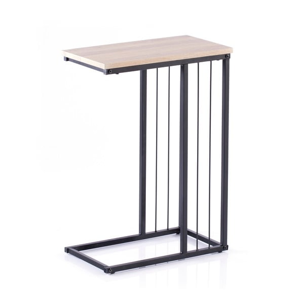 Odkladací stolík s doskou v dubovom dekore 25x45 cm Flurta – Homede