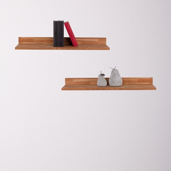 Police na obrázky z dubového dreva v prírodnej farbe 60 cm Kalle – Interia Home & Living-image-1