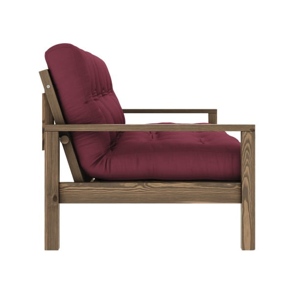 Vínová rozkladacia pohovka 205 cm Knob – Karup Design-image-4