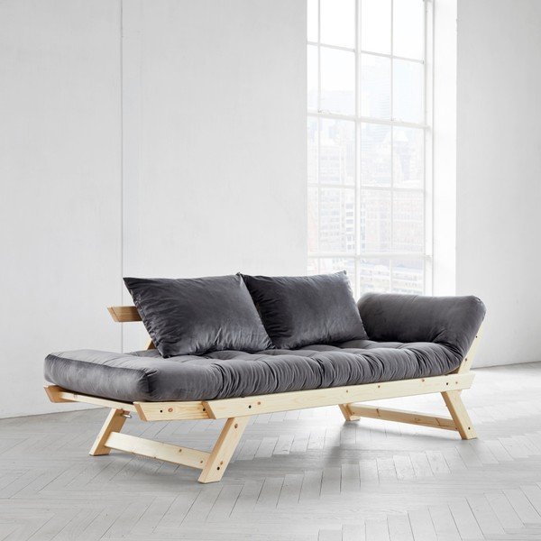 Variabilná pohovka Karup Bebop Natural/Velvet Gray-image-2
