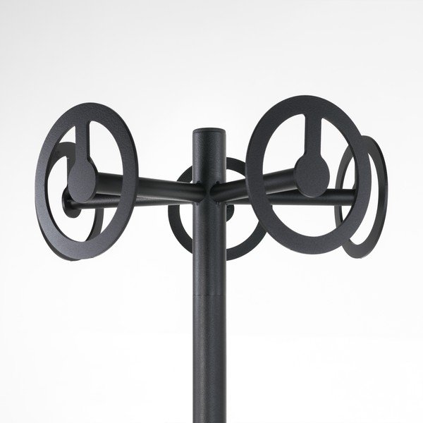 Čierny kovový vešiak Circle – Spinder Design-image-3
