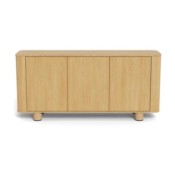 Komoda v dekore duba v prírodnej farbe 160x75x40 cm Atmore – Actona-image-3