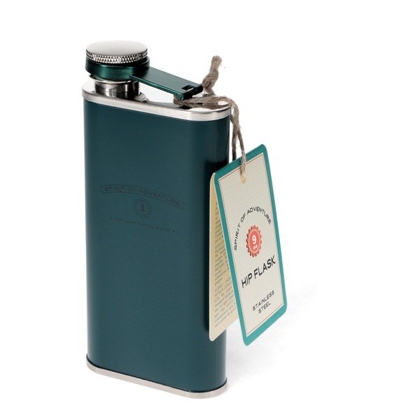 Zelenomodrá ploskačka z nehrdzavejúcej ocele 250 ml Spirit of Adventure – Rex London-image-2