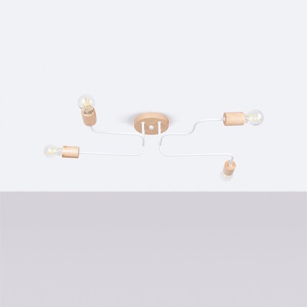 Stropné svietidlo v prírodnej farbe 58x75 cm Dazzle – Sollux-image-2