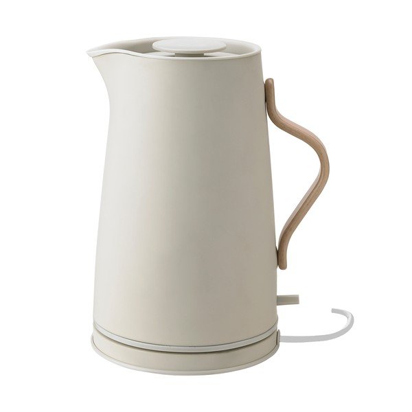 Béžová rýchlovarná kanvica z nehrdzavejúcej ocele 1,2 l Emma – Stelton