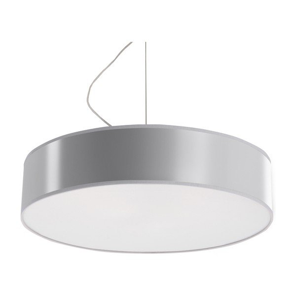 Sivé závesné svietidlo ø 45 cm Atis – Sollux