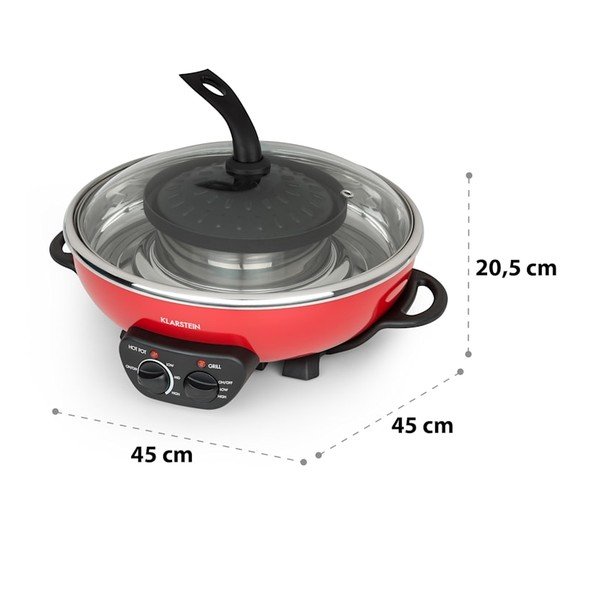 Hrniec hot pot s doskou na grilovanie Klarstein Szechuan-image-2