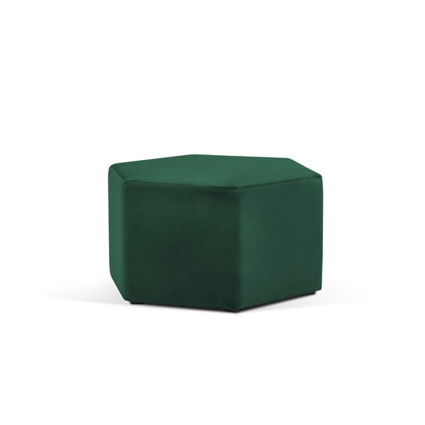 Fľaškovo zelený puf Milo Casa Marina, ⌀ 80 cm