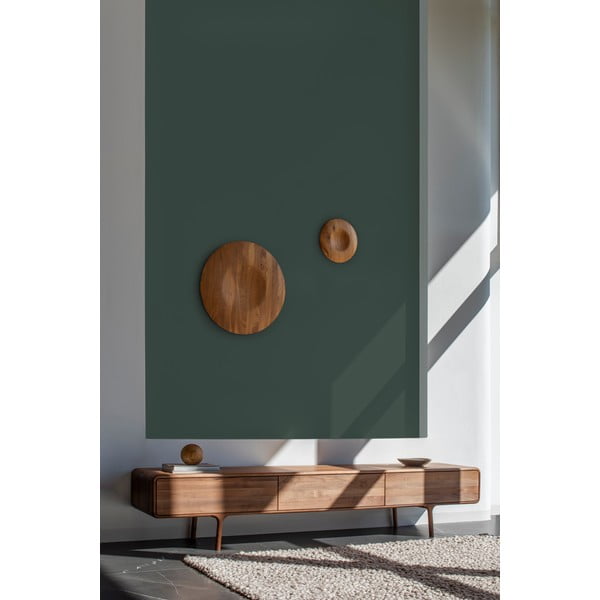 Hnedý TV stolík z orechového dreva 220x45x45 cm Fawn – Gazzda-image-1