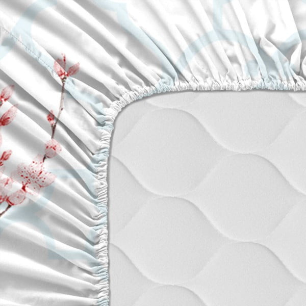 Bavlnená plachta Happy Friday Basic Sakura, 140 x 200 cm-image-2