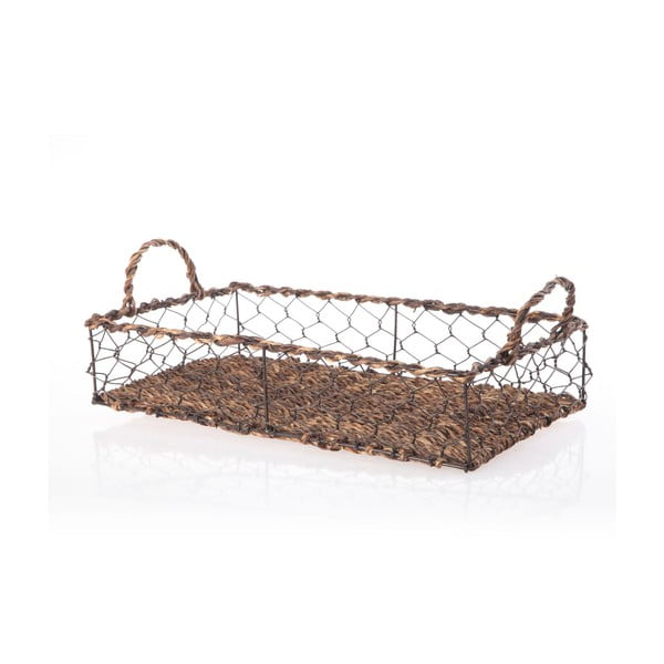 Prútený podnos Wicker Rectangle, 39 cm