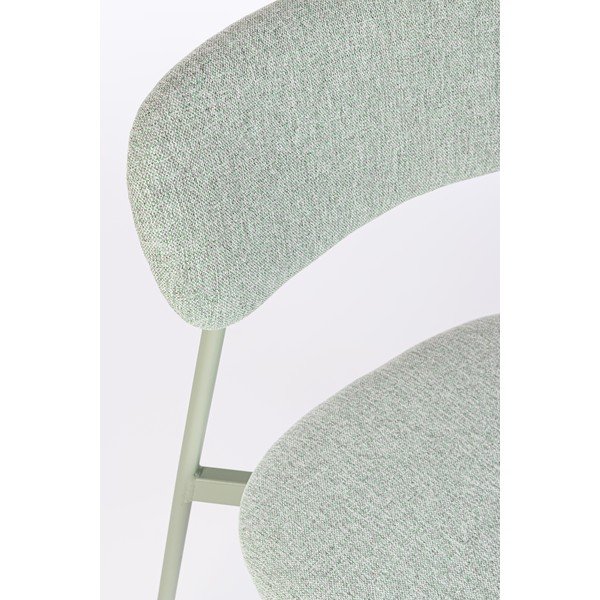 Čalúnená jedálenská stolička v mentolovej farbe Inka – Yes Everyday-image-1