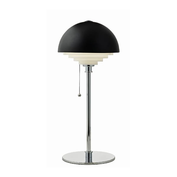 Čierna stolová lampa Herstal Motown 