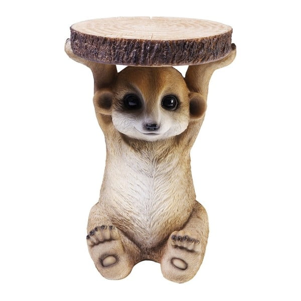 Odkladací stolík v tvare zvieraťa Kare Design Mongoose, Ø 35 cm