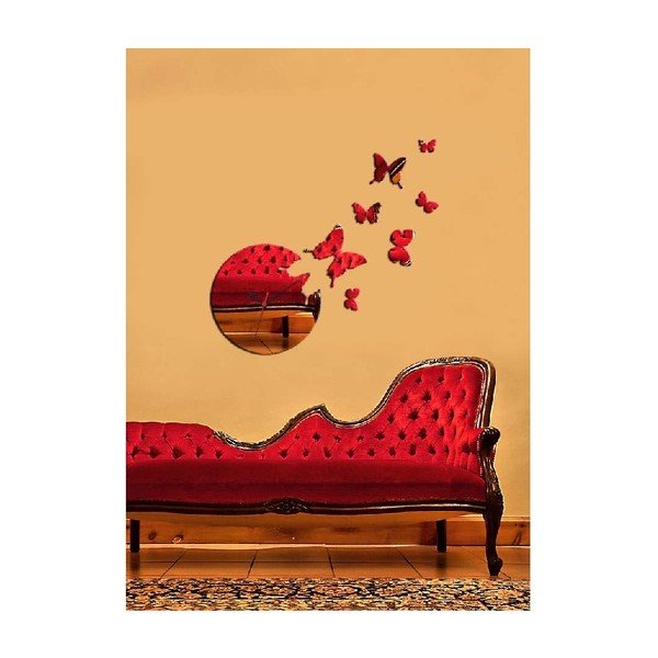 Dekoratívny zrcadlo Butterflies, 61 × 60 cm-image-1
