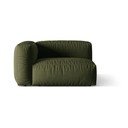 Zelený modul pohovky (ľavý roh) Martina – Micadoni Home
