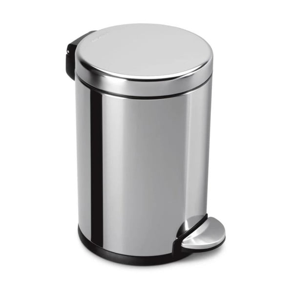 Pedálový oceľový odpadkový kôš 4,5 l - simplehuman-image-2