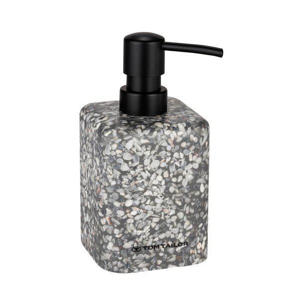 Sivý dávkovač mydla z polyresínu 270 ml Tom Tailor T-Terrazzo – Wenko-image-3