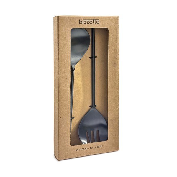 Šalátový príbor 2 ks z nehrdzavejúcej ocele Bronte – Bizzotto-image-2