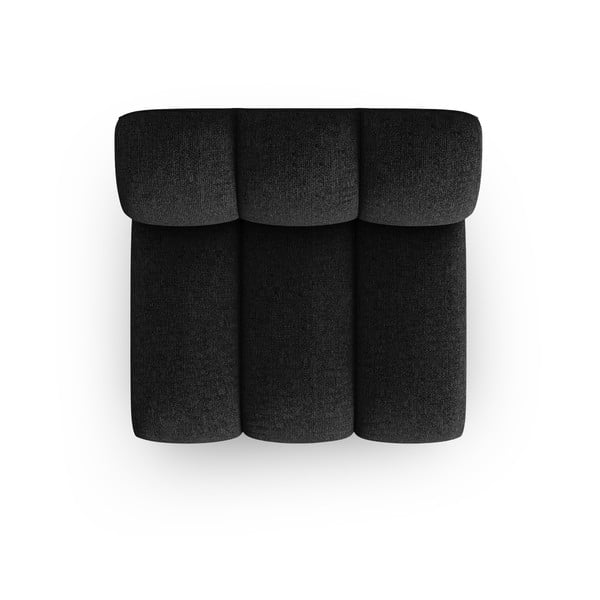 Čiernoantracitový modul pohovky (stredový diel) Lupine – Micadoni Home-image-2