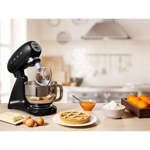 Čierny kuchynský robot 50's Retro Style – SMEG-image-1