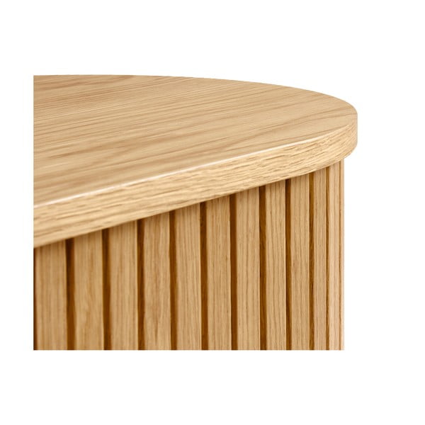 TV stolík v dekore duba v prírodnej farbe 56x180 cm Nola – Unique Furniture-image-2