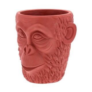 Červený kvetináč Villa Collection Calbe, výška 22,5 cm