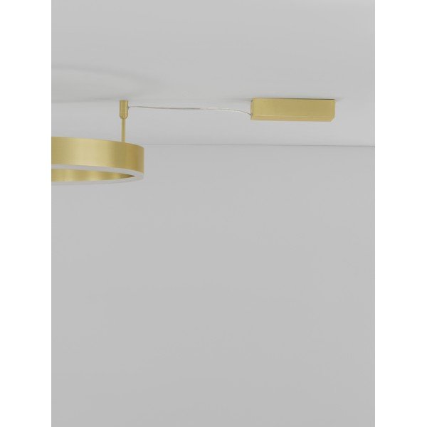 Hliníkové LED stropné svietidlo so stmievačom v mosadznej farbe Motif – Nova Luce-image-3
