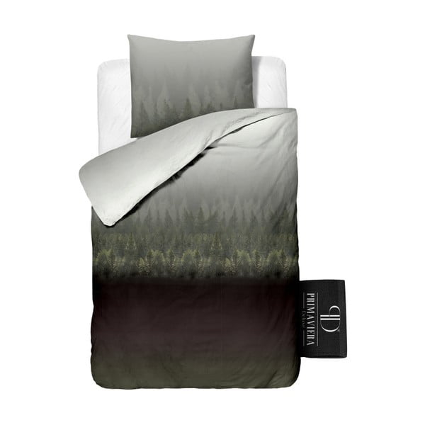 Bavlnené obliečky Dreamhouse Forest Grey, 140 x 220 cm