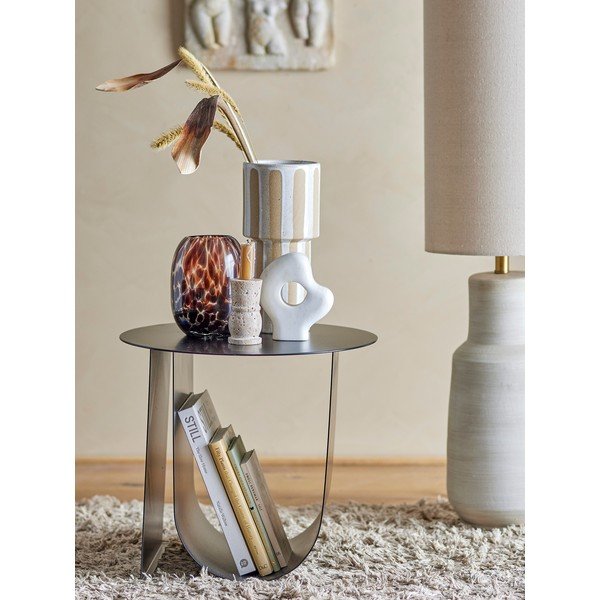 Kovový okrúhly odkladací stolík ø 43 cm Cher – Bloomingville-image-1