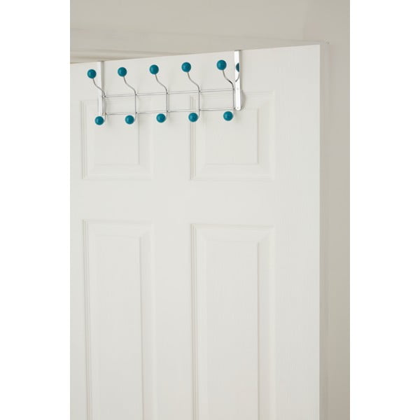 Kovový vešiak na dvere v mentolovo-striebornej farbe 41 cm – Premier Housewares-image-4