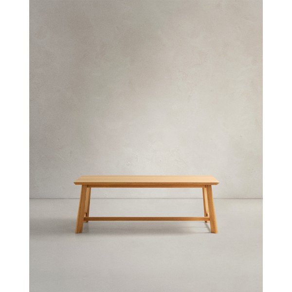 Jedálenský stôl s doskou v dubovom dekore 100x220 cm Idun – Kave Home-image-2