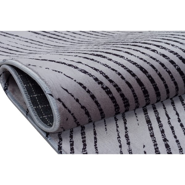 Sivý umývateľný koberec behúň 300x100 cm - Vitaus-image-3