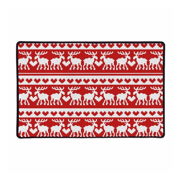 Multifunkčný koberec Butter Kings Red Reindeer, 45x75 cm