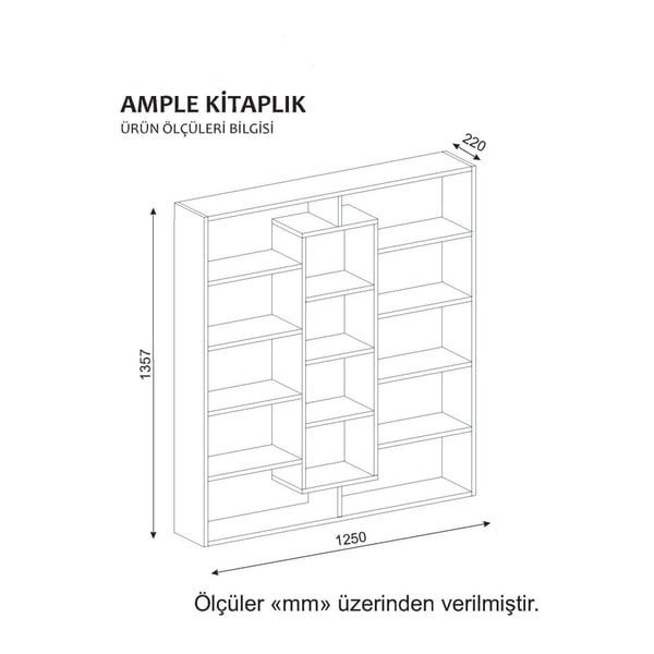Biela knižnica Gardo Ample-image-1