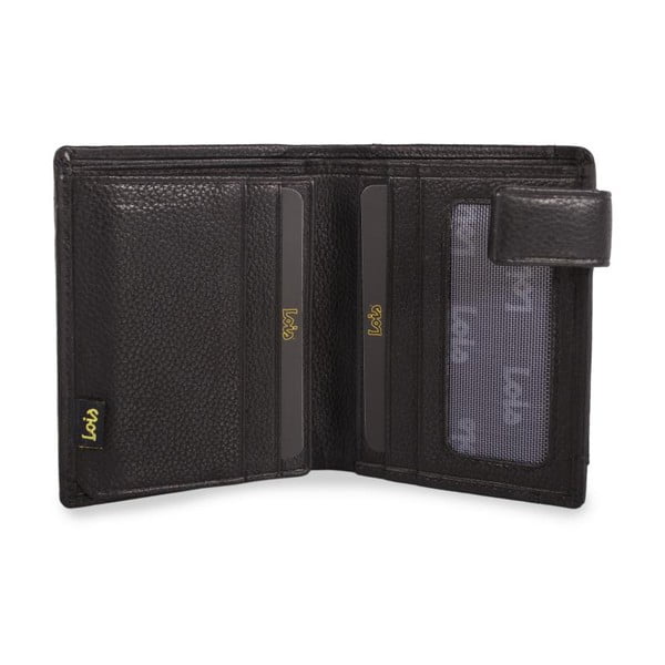 Pánska kožená peňaženka LOIS no. 221, čierna