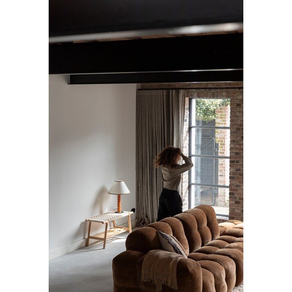 Drevená lavica v svetlo prírodnej farbe Kintaro – Dutchbone-image-4