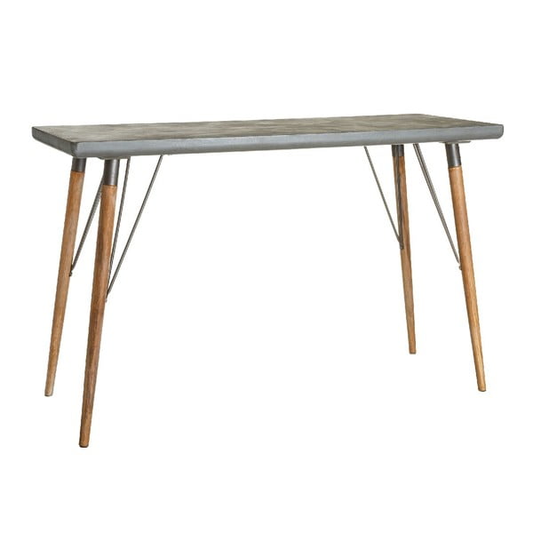 Konzolový stôl Natural Grey, 120x48x76 cm