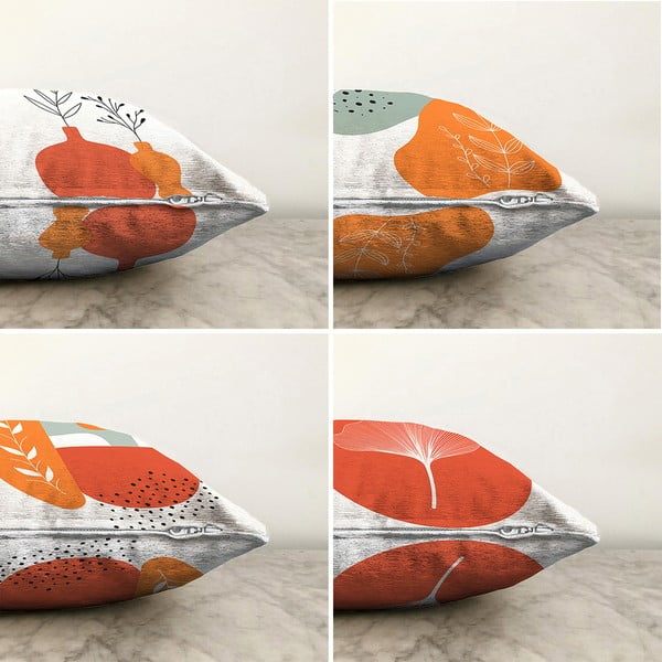 Súprava 4 obliečok na vankúše Minimalist Cushion Covers Glam, 55 x 55 cm-image-1